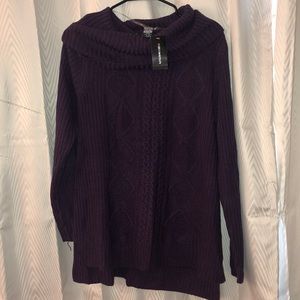 Purple sweater new with tags! Size L
